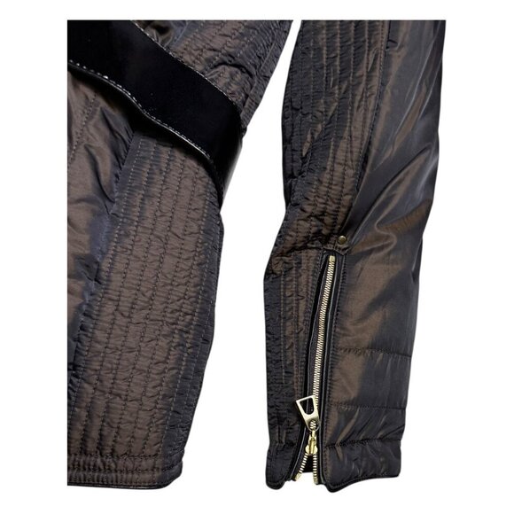 COLE HAAN Down & Feather Fill Winter Puffer Parka Coat Jacket Womens Small - Picture 6 of 8